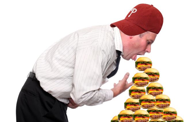An artist's rendering of the burger aftermath